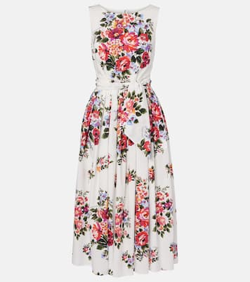 Midikleid aus Baumwolle | Dolce&Gabbana