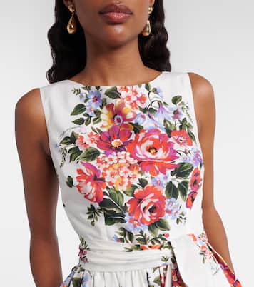 Midikleid aus Baumwolle | Dolce&Gabbana