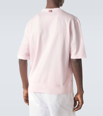 4-Bar cotton jersey T-shirt | Thom Browne