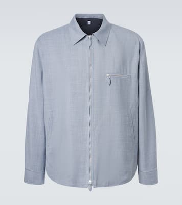 Jacke Un Jour aus Wolle, Seide und Leinen | Berluti