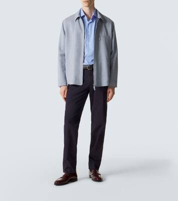 Jacke Un Jour aus Wolle, Seide und Leinen | Berluti