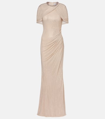 Maxikleid mit Kristallen | Self-Portrait