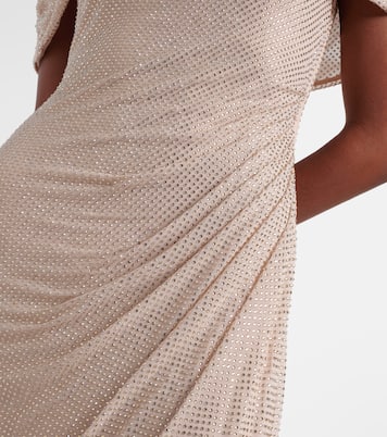 Maxikleid mit Kristallen | Self-Portrait