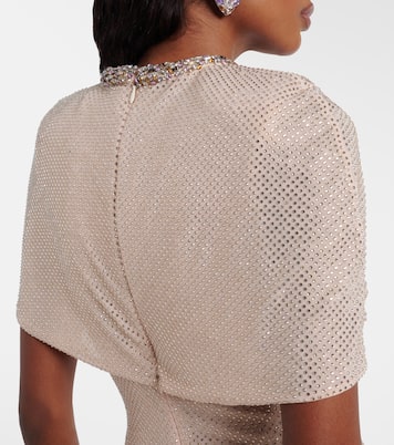 Maxikleid mit Kristallen | Self-Portrait