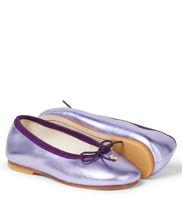 Ballerines Lisa en cuir métallisé | Bonpoint