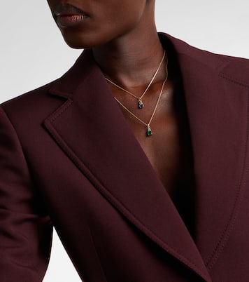 Collar Full Volume de oro de 14 ct (585/1000) con zafiro y diamante | Stone and Strand