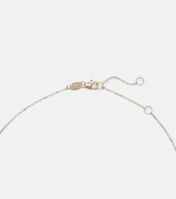 Collar Full Volume de oro de 14 ct (585/1000) con zafiro y diamante | Stone and Strand