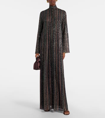 Maxikleid aus Strick mit Pailletten | Missoni