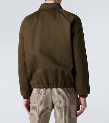 VGold cotton gabardine blouson jacket | Valentino