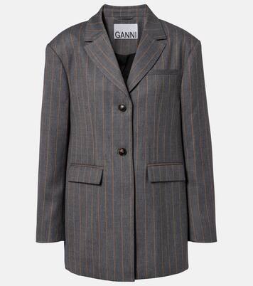 Pinstripe blazer | Ganni
