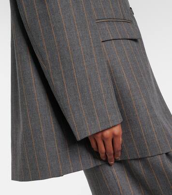 Pinstripe blazer | Ganni