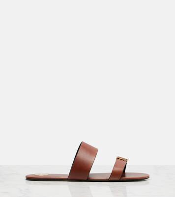Sandalen Cassandre aus Leder | Saint Laurent