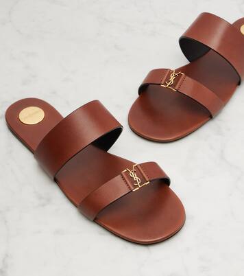 Sandalen Cassandre aus Leder | Saint Laurent