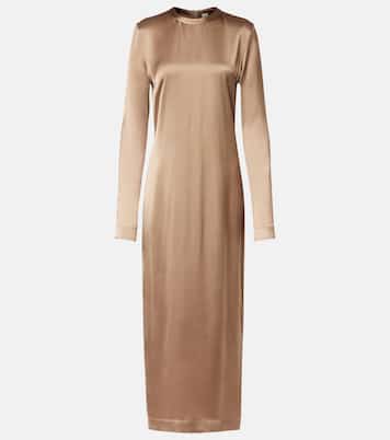 Robe longue en satin | Toteme