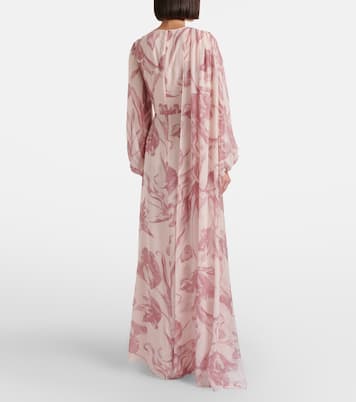 Robe aus Seidenvoile | Erdem