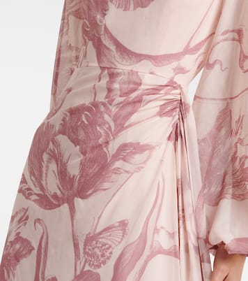 Robe aus Seidenvoile | Erdem