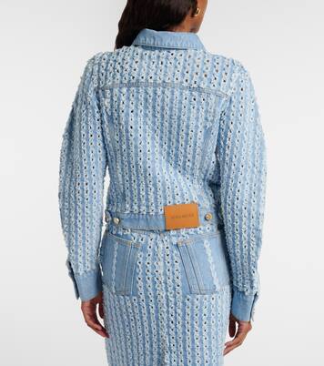 Striped denim jacket | Nina Ricci