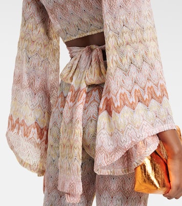 Cropped-Top aus Häkelstrick | Missoni