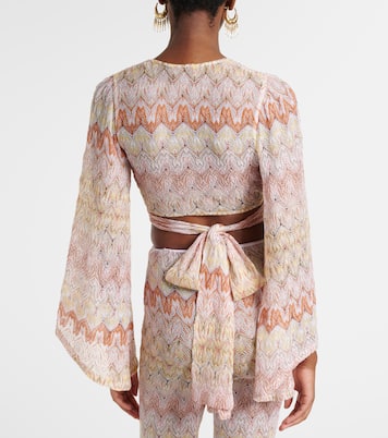 Cropped-Top aus Häkelstrick | Missoni