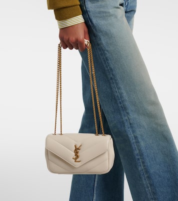 Schultertasche Loulou Mini aus Leder | Saint Laurent