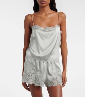 Loure lace-trimmed silk camisole | Dôen