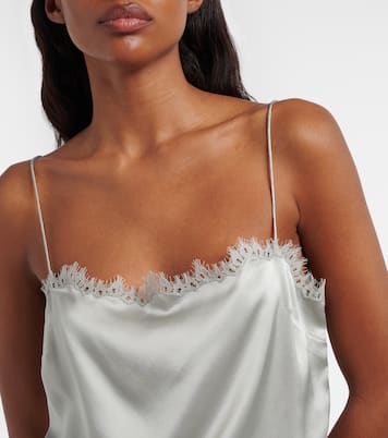 Loure lace-trimmed silk camisole | Dôen