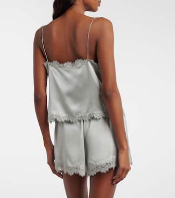Loure lace-trimmed silk camisole | Dôen