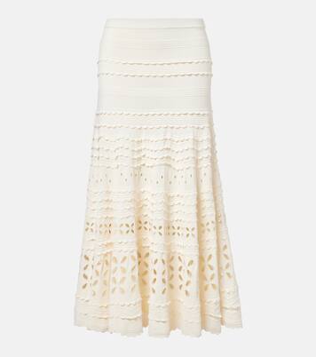 Annisa broderie anglaise midi skirt | Ulla Johnson