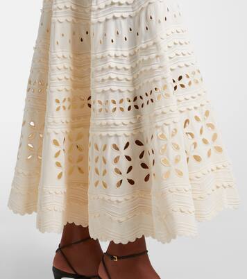 Annisa broderie anglaise midi skirt | Ulla Johnson