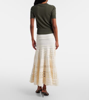 Annisa broderie anglaise midi skirt | Ulla Johnson