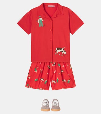 Printed cotton shirt | Bobo Choses