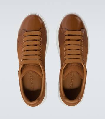 Oversized leather sneakers | McQueen