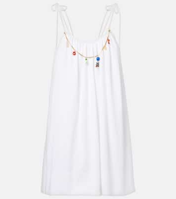 缀饰棉质厚绉纱迷你连衣裙 | Stella McCartney