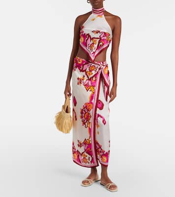 Falda envolvente Dana estampada | Poupette St Barth