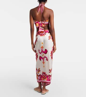 Falda envolvente Dana estampada | Poupette St Barth