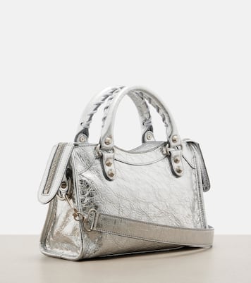 Borsa Le City Small in pelle metallizzata | Balenciaga