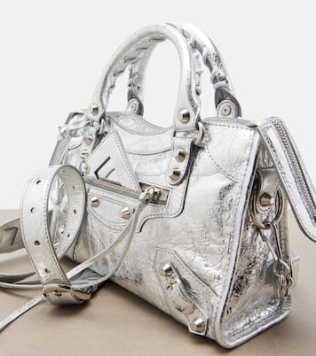 Borsa Le City Small in pelle metallizzata | Balenciaga