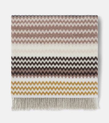 Humbert fringed wool-blend throw | Missoni