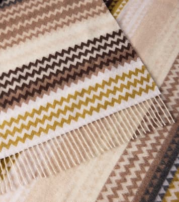 Humbert fringed wool-blend throw | Missoni
