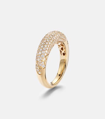 New York 66 Medium 18kt gold ring with diamonds | Engelbert
