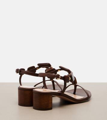 Embellished leather sandals | Gianvito Rossi