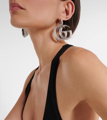 GG Marmont embellished earrings | Gucci