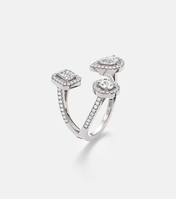 Anillo My Twin Trilogy de oro blanco de 18 ct con diamantes | Messika