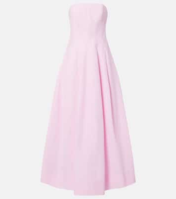 Avril cotton-blend bustier gown | Simkhai