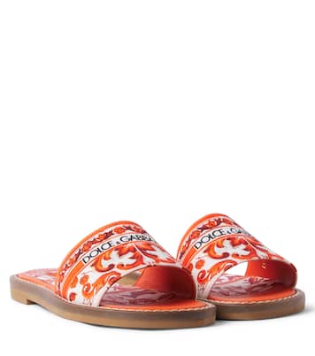 Majolica canvas slides | Dolce&Gabbana Kids