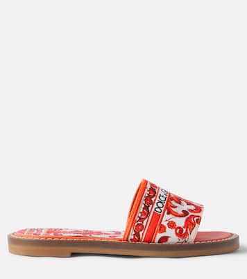 Majolica canvas slides | Dolce&Gabbana Kids