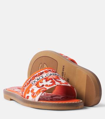 Majolica canvas slides | Dolce&Gabbana Kids