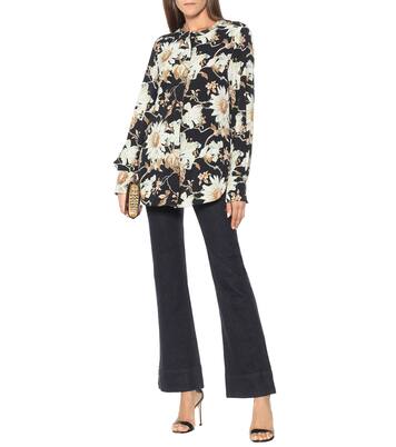 Chemise imprimée à fleurs | Oscar de la Renta