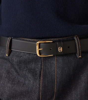 Interlocking G leather belt | Gucci
