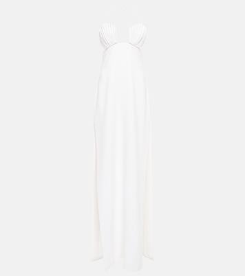 Robe longue en crêpe | Mônot